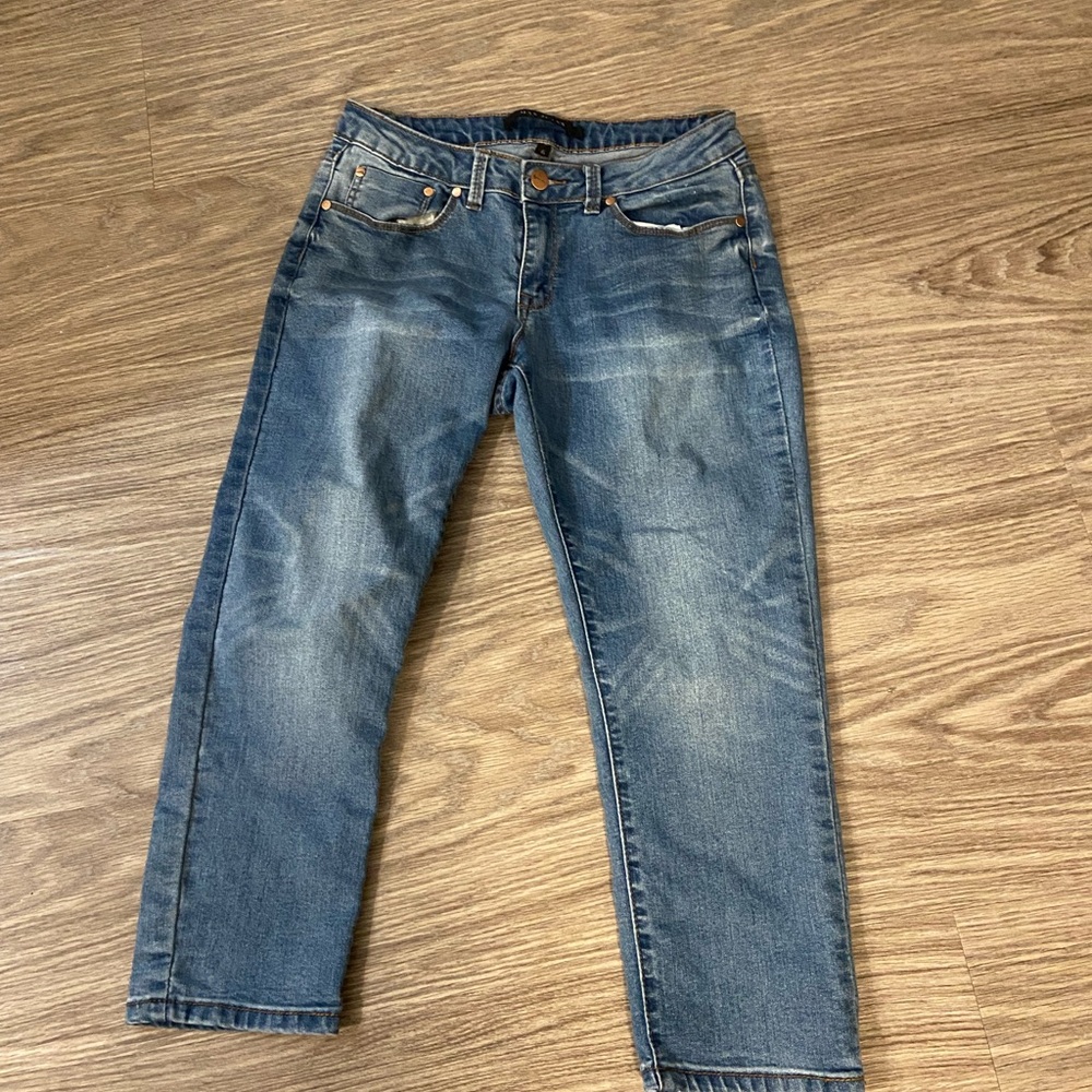 Ladies denim capris